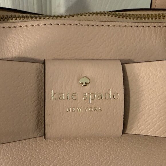 NWOT! Kate Spade New York Matthews Street Maise Pink Leather Bow Satchel Purse - Picture 5 of 8